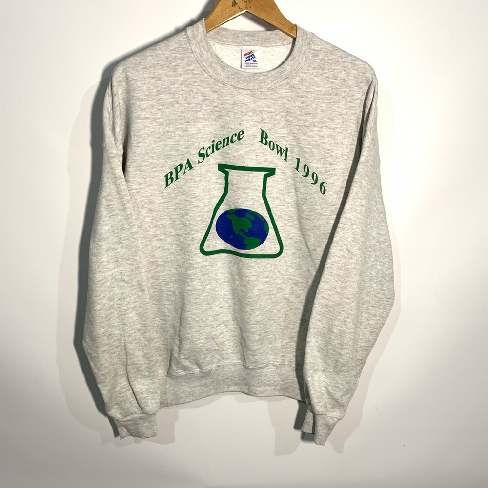 Vintage 1996 bpa science bowl crewneck